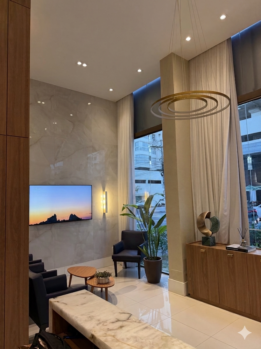Ambiente acolhedor — Clínica Eros